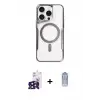 ieg™ iPhone 16 Pro Max Kılıf Yadigar Klasik Özel Seri - Siyah Joko Magic 5D Cam + Bilvis Titan Kamera Lens - SH