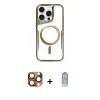ieg™ iPhone 16 Pro Max Kılıf Yadigar Klasik Özel Seri - Siyah Joko Magic 5D Cam + Pers Alüminyum Kamera Lens - CLTM