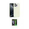 ieg™ iPhone 16 Pro Max Kılıf Yankı Form Serisi - Şeffaf 360 Full Body Arka Koruyucu