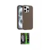 ieg™ iPhone 16 Pro Max Kılıf Yankı Form Serisi - Şeffaf 360 Full Body Arka Koruyucu