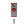 ieg™ iPhone 16 Pro Max Kılıf Yörünge Çizgi - Siyah Joko Magic 5D Cam