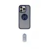 ieg™ iPhone 16 Pro Max Kılıf Yörünge Çizgi - Siyah Joko Magic 5D Cam