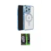 ieg™ iPhone 16 Pro Max Kılıf Zirve Doku Prime - Şeffaf 360 Full Body Arka Koruyucu