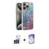 ieg™ iPhone 16 Pro Max Kılıf Zirve Modern Prime - Siyah Bilvis 5in1 3D Magic Cam Ekran Koruyucu + Bilvis Titan Kamera Lens - GS