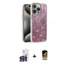 ieg™ iPhone 16 Pro Max Kılıf Zirve Modern Prime - Siyah Buffer Cam Ekran Koruyucu + Bilvis Titan Kamera Lens - SH