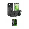 ieg™ iPhone 16E Kılıf Kıvılcım Modern Serisi - Şeffaf 360 Full Body Arka Koruyucu