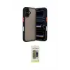 ieg™ iPhone 17 Kılıf Ahenk Çizgi Serisi - Siyah Joko Magic 5D Hayalet Cam