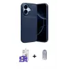ieg™ iPhone 17 Kılıf Eksen Form Prime - Siyah Joko Magic 5D Cam + Bilvis Titan Kamera Lens - AKMI