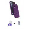 ieg™ iPhone 17 Kılıf İz Işık Koleksiyonu - Siyah Joko Magic 5D Cam + Bilvis Titan Kamera Lens - LA