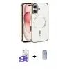 ieg™ iPhone 17 Kılıf Nova Işık Özel Seri - Siyah Joko Magic 5D Cam + Bilvis Titan Kamera Lens - LA