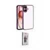 ieg™ iPhone 17 Kılıf Vadi Minimal - Siyah Bilvis 3D Cam Ekran Koruyucu