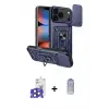 ieg™ iPhone 17 Pro Max Kılıf Ahenk Klasik - Siyah Joko Magic 5D Cam + Bilvis Titan Kamera Lens - LT