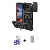 ieg™ iPhone 17 Pro Max Kılıf Ahenk Klasik - Siyah Joko Magic 5D Cam + Bilvis Titan Kamera Lens - LT