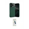 ieg™ iPhone 17 Pro Max Kılıf Ahenk Serisi - Şeffaf Pasifik Cam Ekran Koruyucu