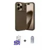 ieg™ iPhone 17 Pro Max Kılıf Eksen Form Prime - Siyah Joko Magic 5D Cam + Bilvis Titan Kamera Lens - LT