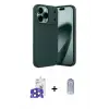 ieg™ iPhone 17 Pro Max Kılıf Eksen Form Prime - Siyah Joko Magic 5D Cam + Bilvis Titan Kamera Lens - LT