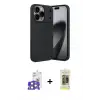 ieg™ iPhone 17 Pro Max Kılıf Eksen Form Prime - Siyah Joko Magic 5D Hayalet Cam + Bilvis Titan Kamera Lens - TU