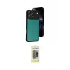 ieg™ iPhone 17 Pro Max Kılıf Kıvılcım Işık Serisi - Siyah Joko Magic 5D Hayalet Cam