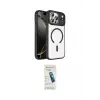 ieg™ iPhone 17 Pro Max Kılıf Kıvılcım Prime - Şeffaf Pasifik Cam Ekran Koruyucu