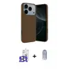 ieg™ iPhone 17 Pro Max Kılıf Kozmos Yansıma Özel Seri - Siyah Joko Magic 5D Cam + Bilvis Titan Kamera Lens - NLGY