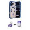 ieg™ iPhone 17 Pro Max Kılıf Nova Işık Özel Seri - Siyah Bilvis 5in1 3D Magic Cam Ekran Koruyucu + Bilvis Titan Kamera Lens - TU