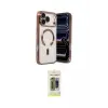 ieg™ iPhone 17 Pro Max Kılıf Nova Işık Özel Seri - Siyah Joko Magic 5D Hayalet Cam