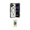 ieg™ iPhone 17 Pro Max Kılıf Nova Işık Özel Seri - Siyah Joko Magic 5D Hayalet Cam