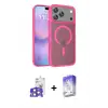ieg™ iPhone 17 Pro Max Kılıf Siluet Minimal Prime - Siyah Bilvis 5in1 3D Magic Cam Ekran Koruyucu + Bilvis Titan Kamera Lens - TU