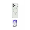ieg™ iPhone 17 Pro Max Kılıf Yankı Form Serisi - Siyah Bilvis 5in1 3D Magic Cam Ekran Koruyucu