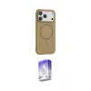 ieg™ iPhone 17 Pro Max Kılıf Yankı Form Serisi - Siyah Bilvis 5in1 3D Magic Cam Ekran Koruyucu