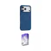 ieg™ iPhone 17 Pro Max Kılıf Yankı Form Serisi - Siyah Bilvis 5in1 3D Magic Cam Ekran Koruyucu