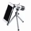Iphone 5 5S - Iphone 4 4S Için Alüminyum 14X Optik Zoom Yakından Görüntü Çekme Dürbün