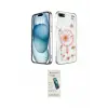 ieg™ iPhone 7 Plus Kılıf Kozmos Doku - Şeffaf Pasifik Cam Ekran Koruyucu