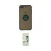 ieg™ iPhone 7 Plus Kılıf Yörünge Çizgi - Siyah 20D Premium Cam Ekran Koruyucu