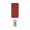 ieg™ iPhone XS Max Kılıf Akış Doku - Siyah Polymer Nano Ekran Koruyucu