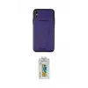 ieg™ iPhone XS Max Kılıf Akış Doku - Siyah Polymer Nano Ekran Koruyucu