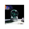 Işıklı Cam Küre Güneş Sistemi Saat Pilli