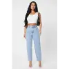 ieg™ Kadın Beyaz Kare Yaka Crop Top Bluz