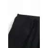 ieg™ Kadın Siyah Yırtmaçlı Etek Görünümlü Şık Deniz Şortu