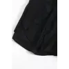 ieg™ Kadın Siyah Yırtmaçlı Etek Görünümlü Şık Deniz Şortu