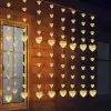 Kalp Perde Led  Gün Işığı