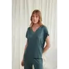 ieg™ Kısa Kollu V Yakalı Dantelli Pijama Takımı