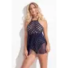 ieg™ Lacivert Bodysuit Gecelik