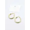 IEG - Metal Halka Küpe 2,5cm - Altın