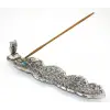 Metal Kayık Baykuş Tasarımı Tütsülük Model 2