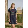 ieg™ Meyve ve Yaprak Baskılı Dantelli Feel Good Gecelik