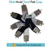 ieg™ Mısırlı 61209 Erkek Modal Tencel Patik Çorap