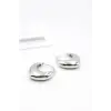 IEG - Oval Halka Küpe - Gümüş