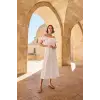 ieg™ Pamuklu Kayık Yakalı Elbise