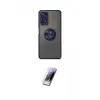 ieg™ Redmi Note 11 Pro Kılıf Yörünge Çizgi - Şeffaf Pasifik Cam Ekran Koruyucu